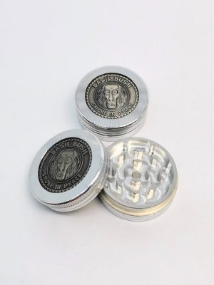 Basil Bush Logo Metal Grinder (2 Part 50mm)